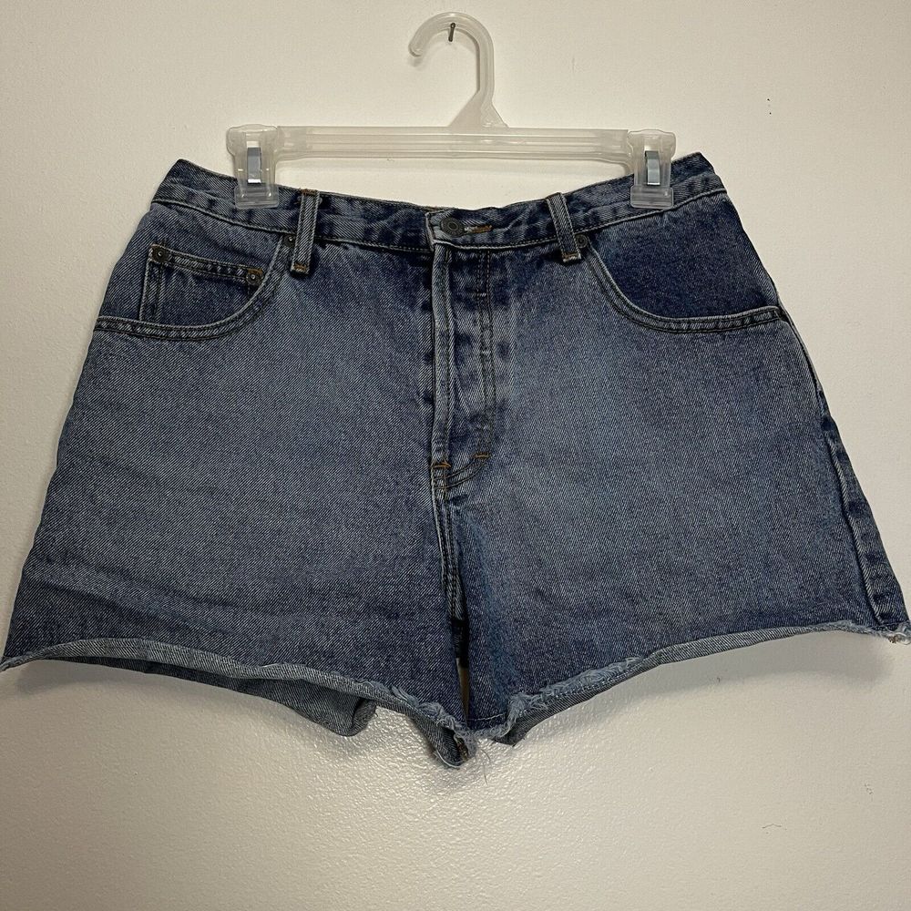Dungarees Women's American Eagle Cut off Jean Shorts Y2k Lt Blue Size 6‎